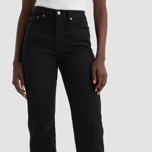 Levi's Women's High-Rise Wedgie Straight Cropped Jeans
